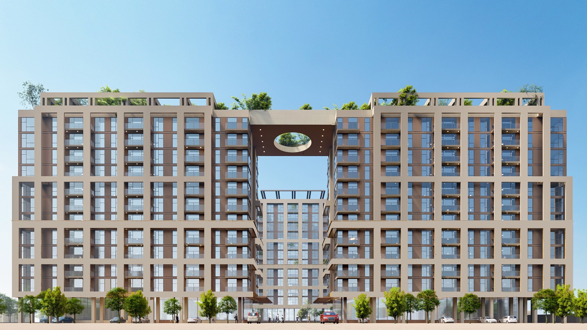 Selected project elevation